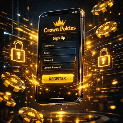Crown Pokies registration process